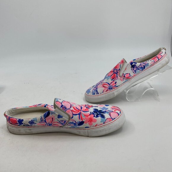 Lilly Pulitzer Pink Floral Athletic Sneakers | Size 10 - Picture 6 of 6